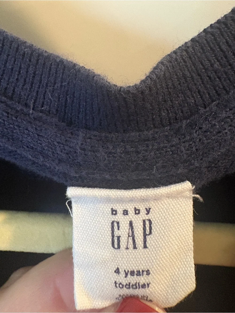 GAP Baby Navy Crewneck Sweater